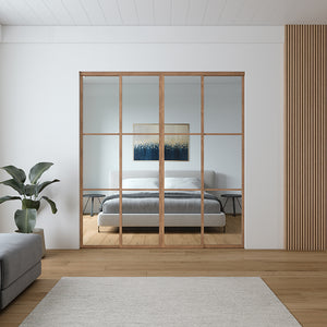 Frame Myrsky – lasiseinä liukuovilla