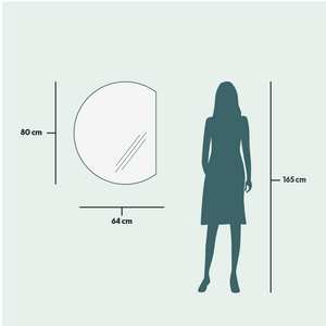 Lichtspiegel Mit Besonderer Form (64x80cm)