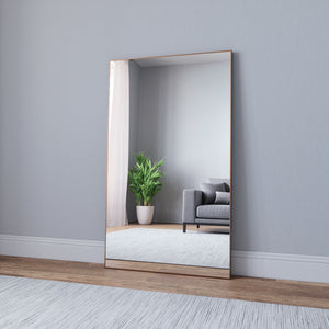 Slimline - Fullängdsspegel med Bronsram (80x135cm)