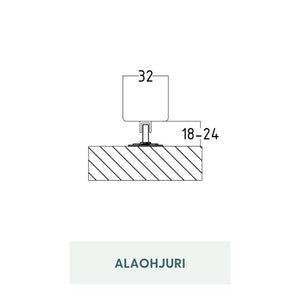 Frame Laine – yläkantoinen liukuovi