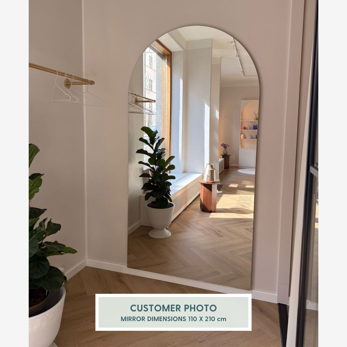 Kaari - Extra-Large Arch Mirror (110x210cm)