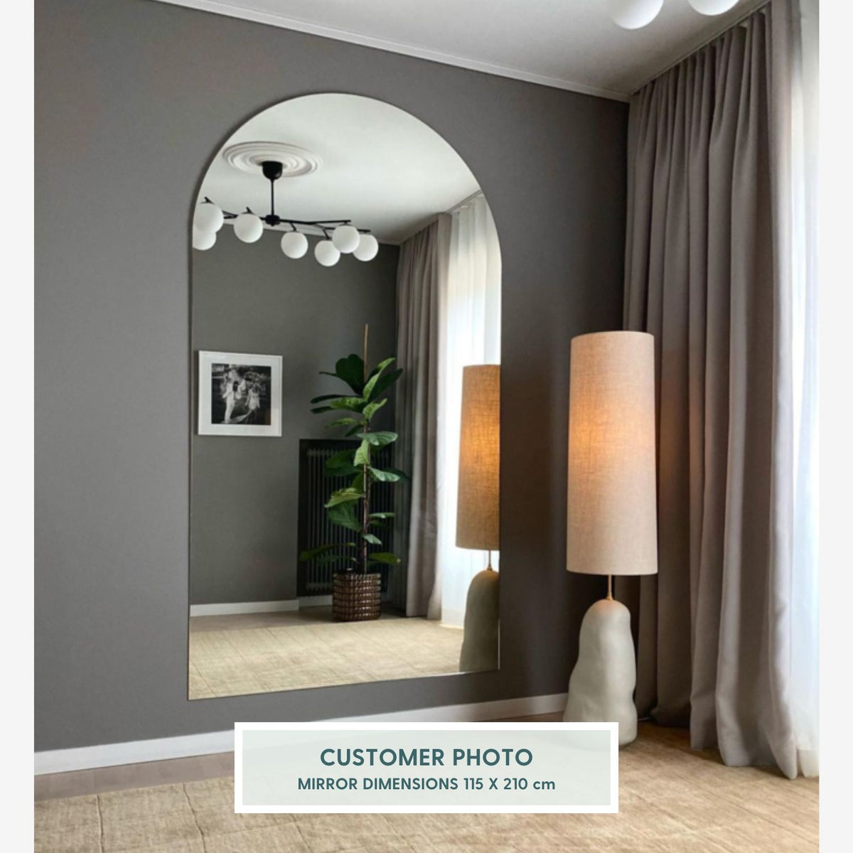 Kaari - Extra-Large Arch Mirror (110x210cm)