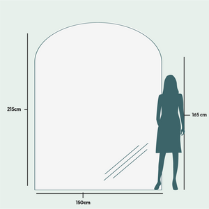Kaari-jättipeili (150x215 cm)