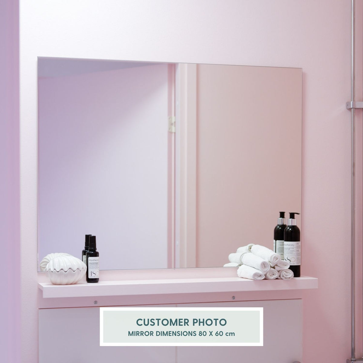 Basic wall mirror (80x60cm)
