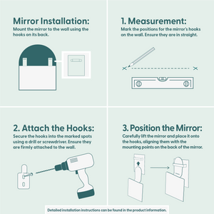 Luoto-peili (koukkukiinnitys) (69x46cm)