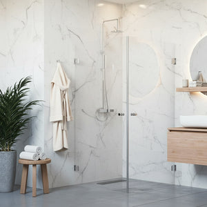 Lähde - suihkunurkka kahdella ovella