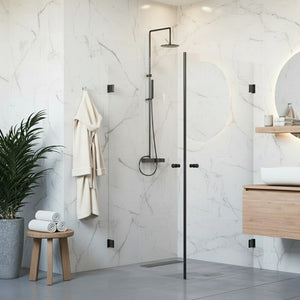 Källa - duschhörn med två dörrar