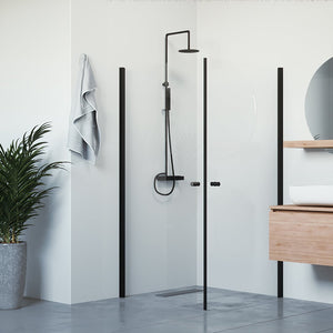 Lampi - suihkunurkka kahdella ovella