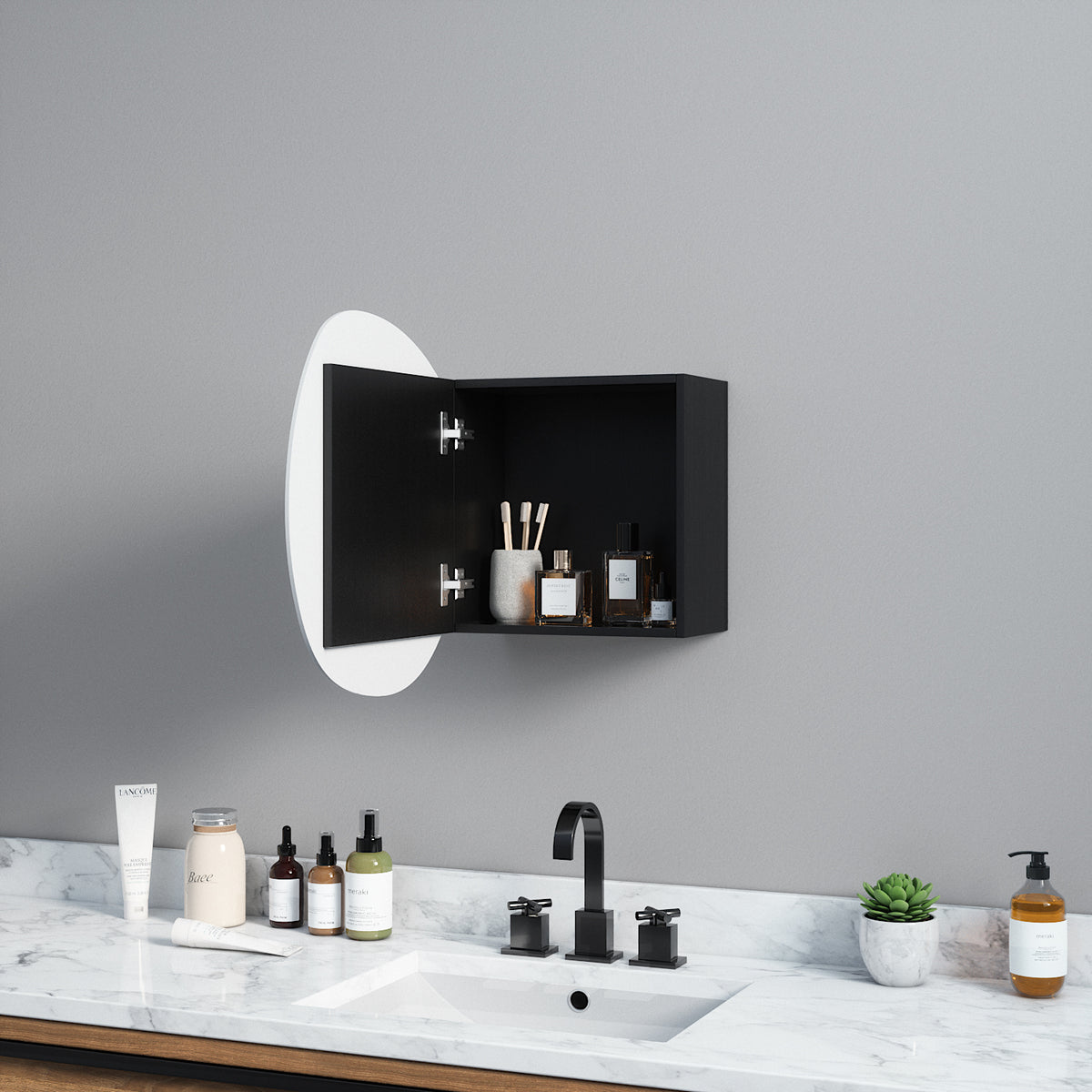 Mirror Cabinet Stone (50 cm)