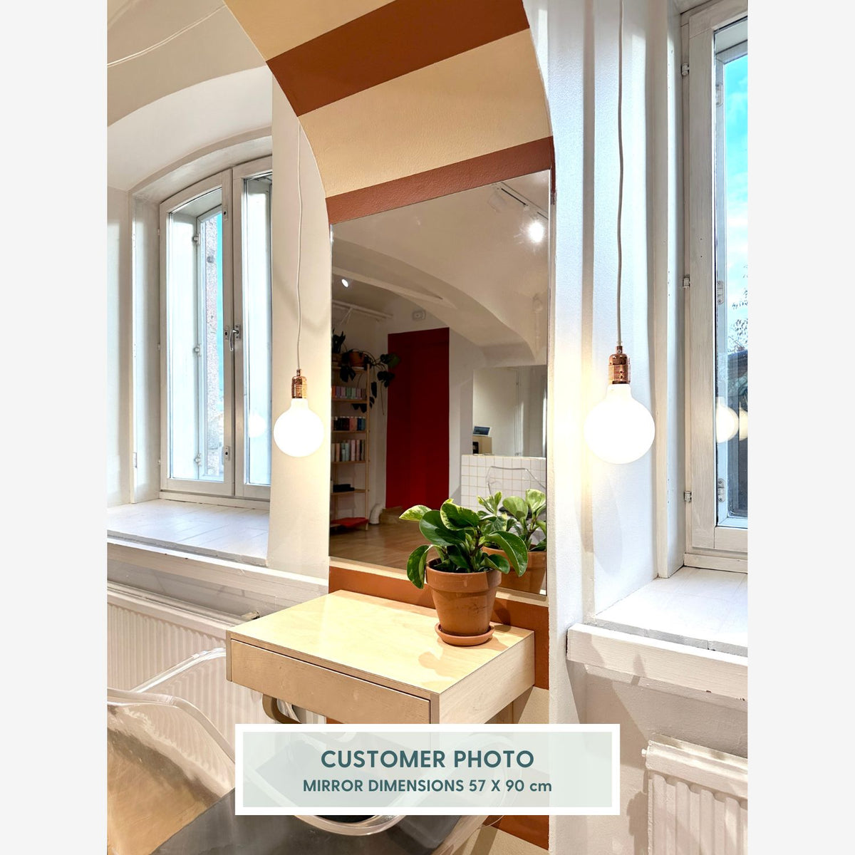 Basic wall mirror (80x60cm)