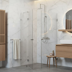 Poukama - suhkunurkka suoralla ja taittuvalla ovella