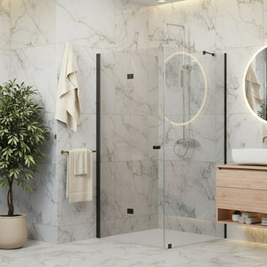 Särkkä - suihkunurkka kiinteällä seinällä ja taittuvalla ovella