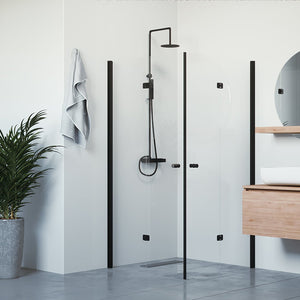 Kuohu - duschhörna med vikbara dörrar