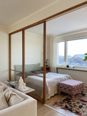 Tammi Signature lasiseinä liukuovella