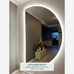 Ulappa-jättivalopeili (120x220 cm)