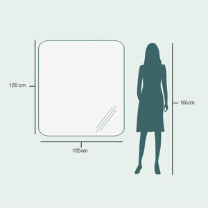 Aava Spiegel (120x120 cm)