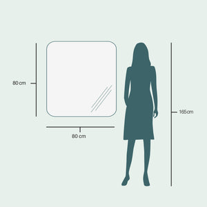 Aava Spiegel (80x80 cm)