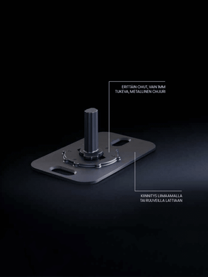 Frame Laine – yläkantoinen liukuovi