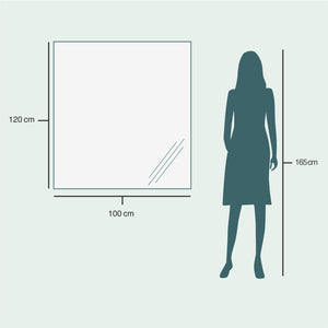 Klassisk Väggspegel (100x120 cm)