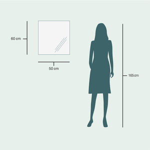 Valopeili – Neliskulmainen (50x60 cm)