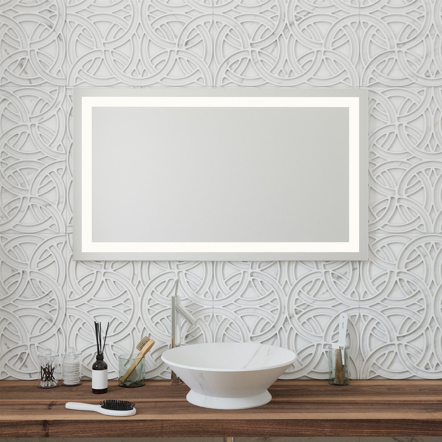 LED bathroom mirrors
