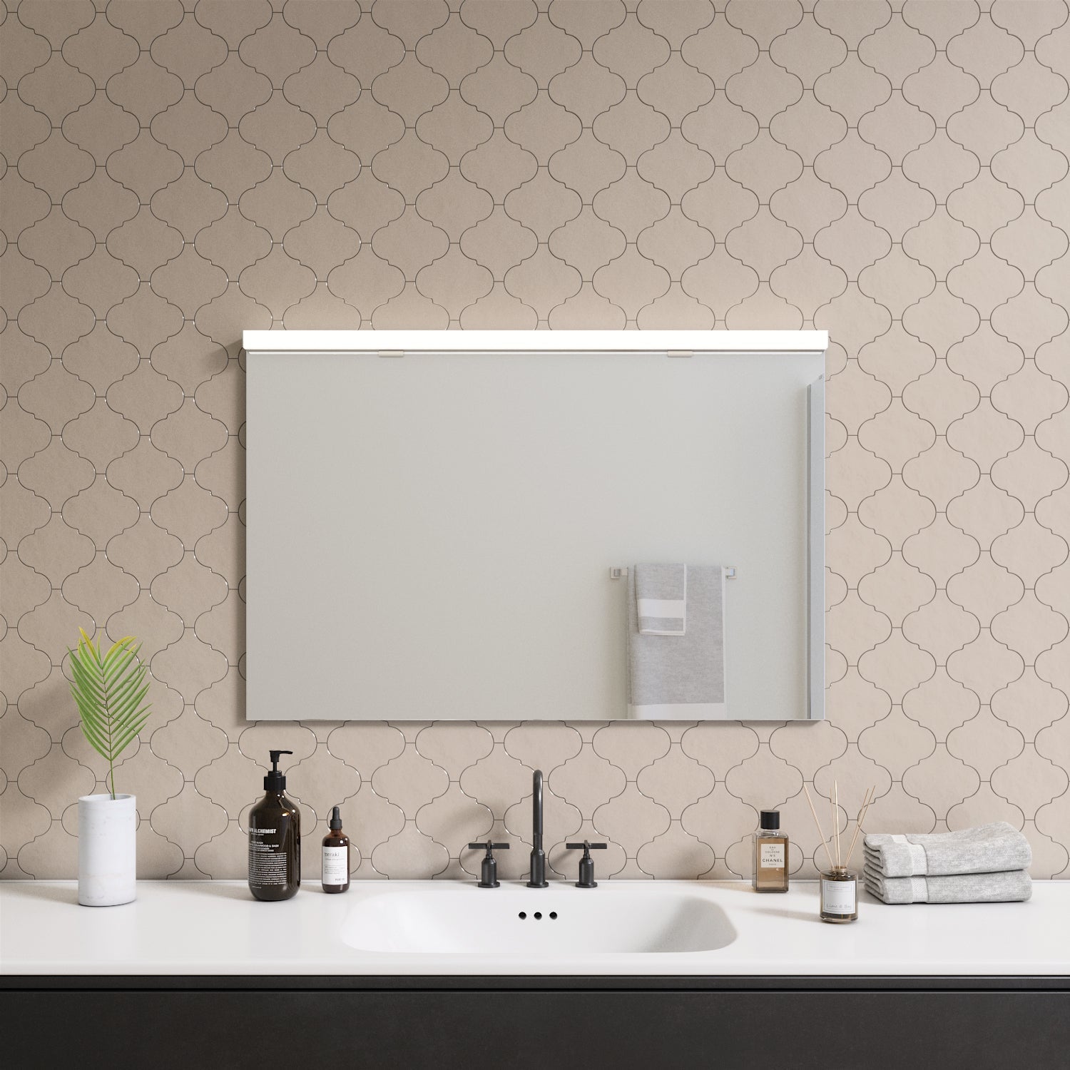 Mirrors and separate lights