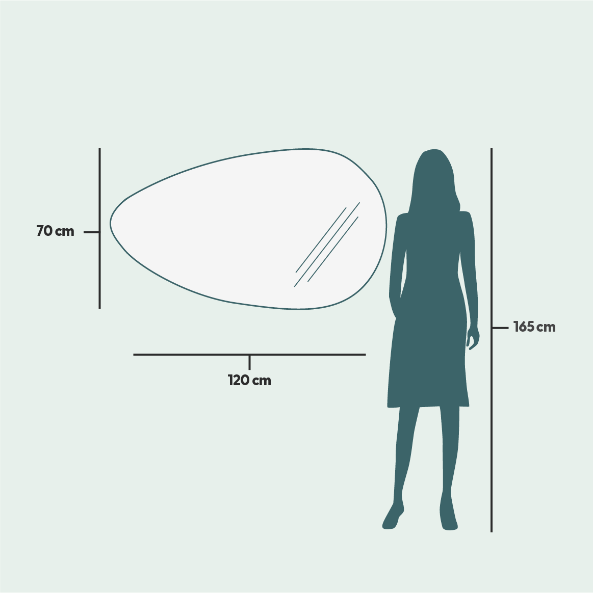 Valopeili - Pisara (70x120cm)