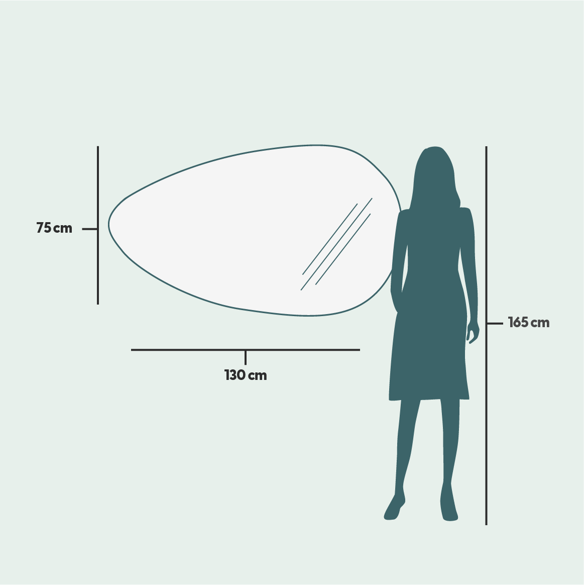 Valopeili - Pisara (75x130cm)