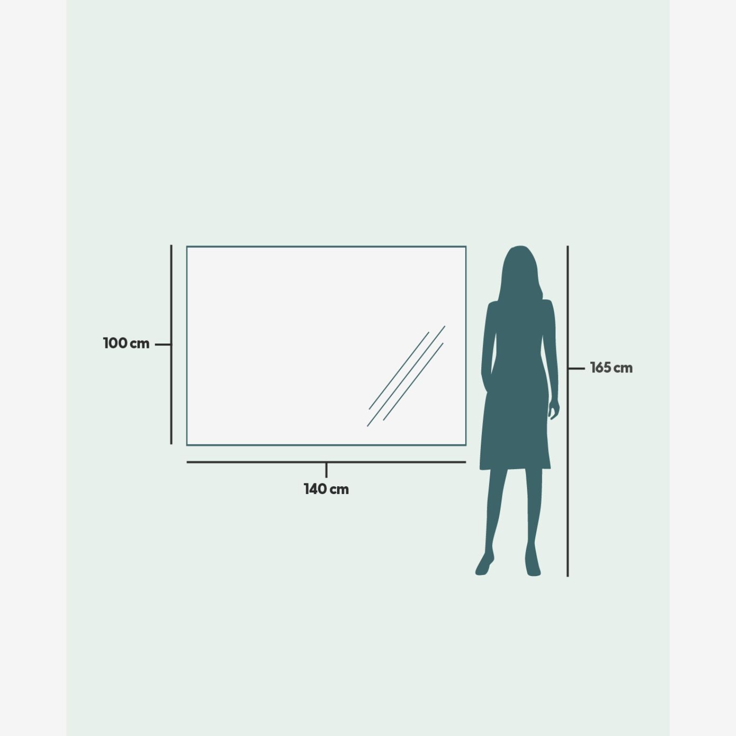 Valopeili Full Lux (valkoinen) (140x70cm)