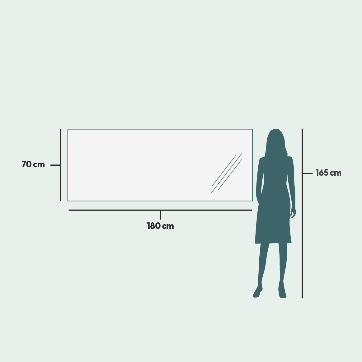 Valopeili L (180x70 cm)