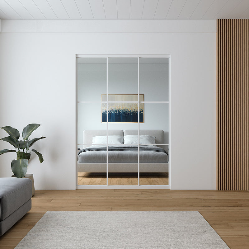 Frame Myrsky – lasiseinä liukuovilla