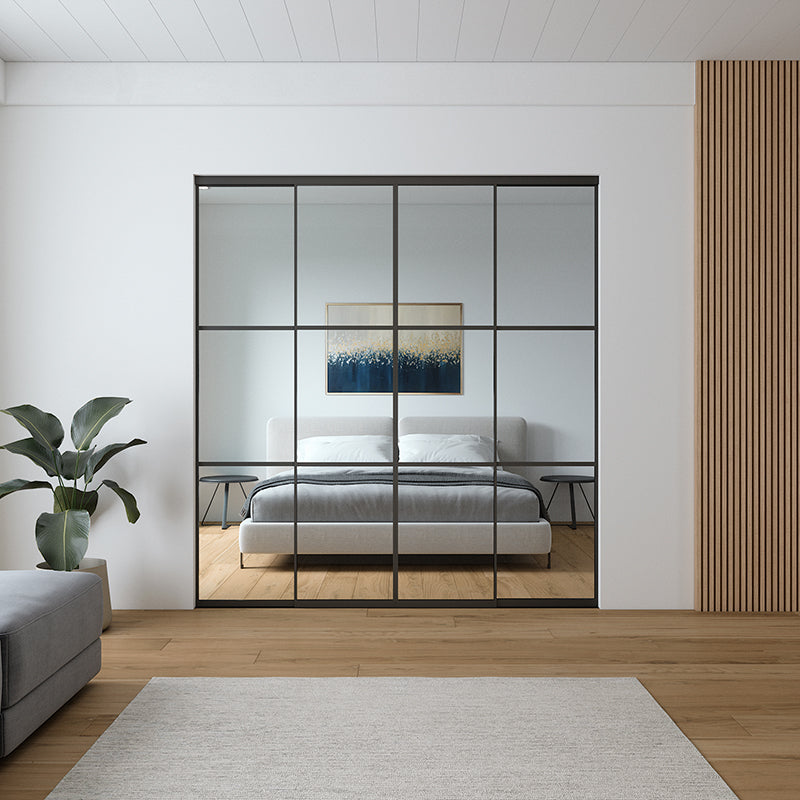 Frame Myrsky – lasiseinä liukuovilla