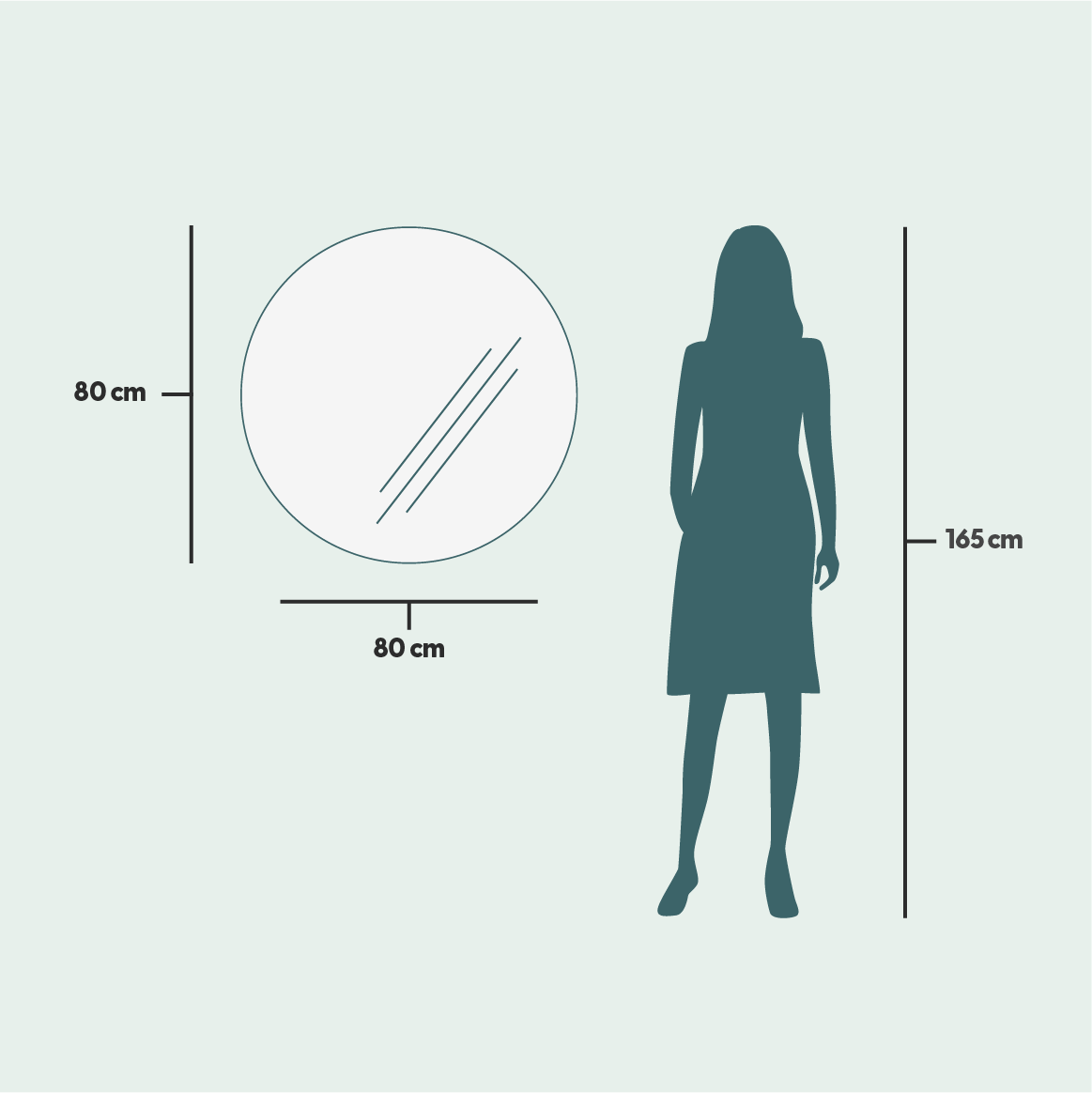 Valopeili – Soikio (80cm)