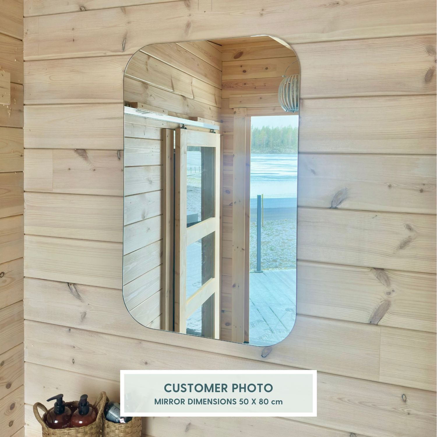 Aava-valopeili (40x50 cm)