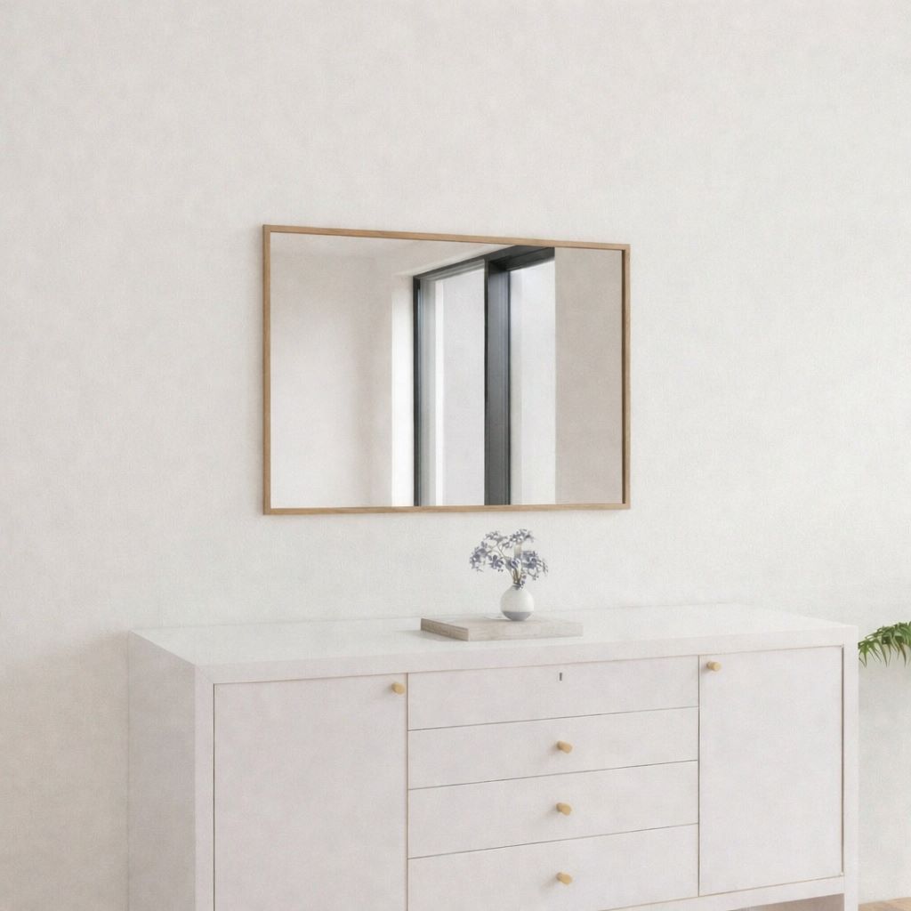 Aitta-peili leppäkehyksellä (50x60 cm)