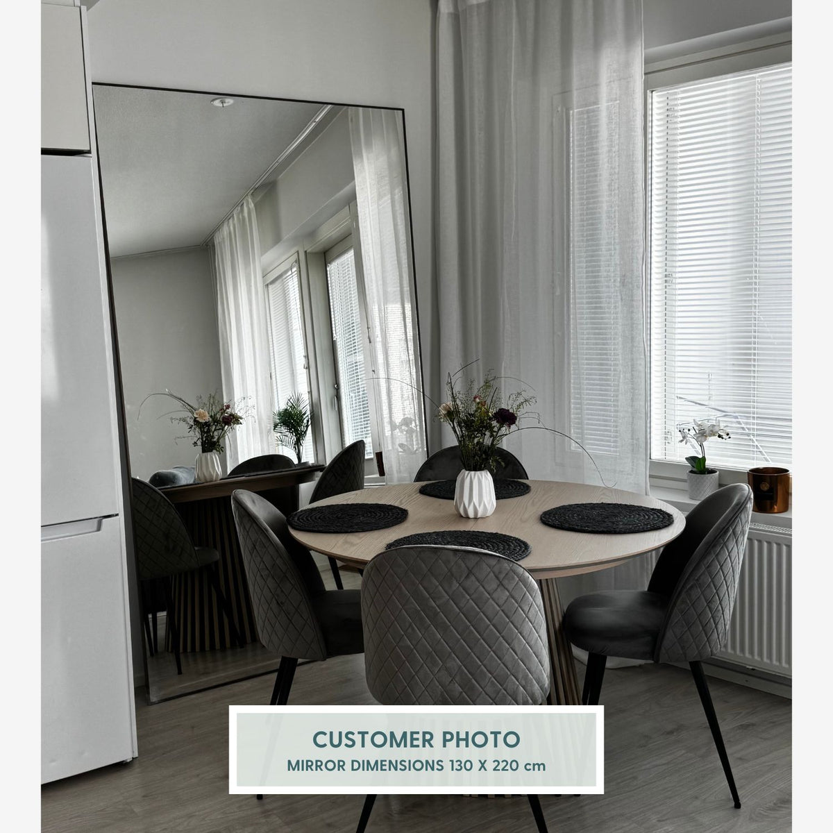 Aitta-peili pronssikehyksellä (130x220cm)