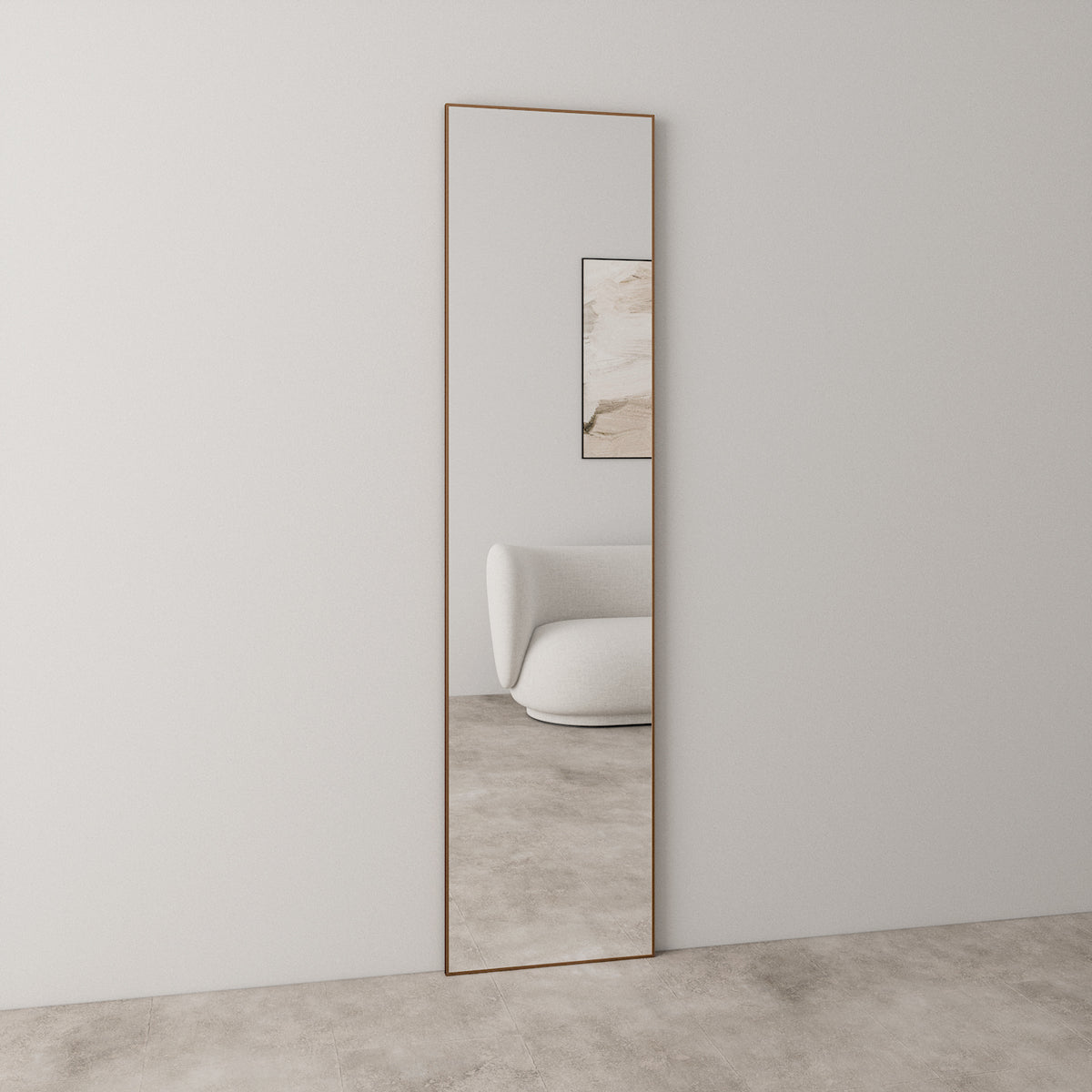 Aitta-peili pronssikehyksellä (50x200cm)