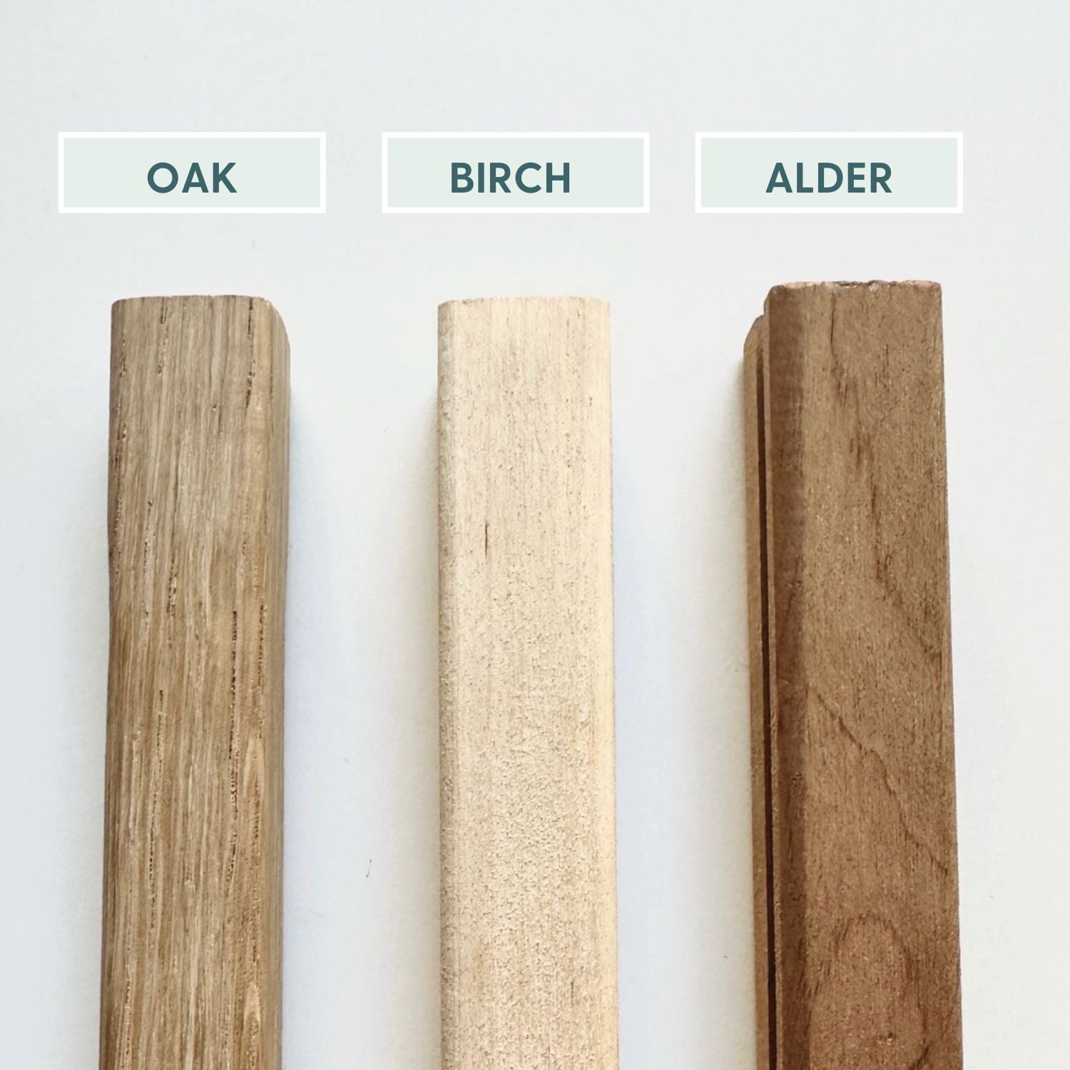 Aitta-peili leppäkehyksellä (100x100cm)