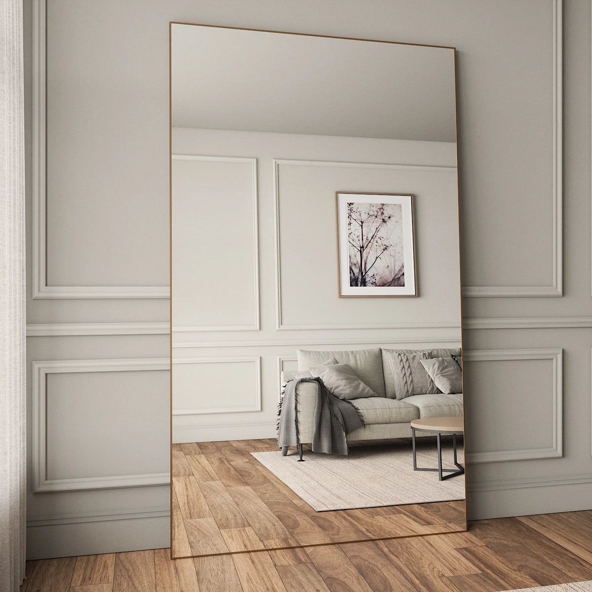 Aitta peili pronssikehyksellä, 130x220cm - Outlet peili