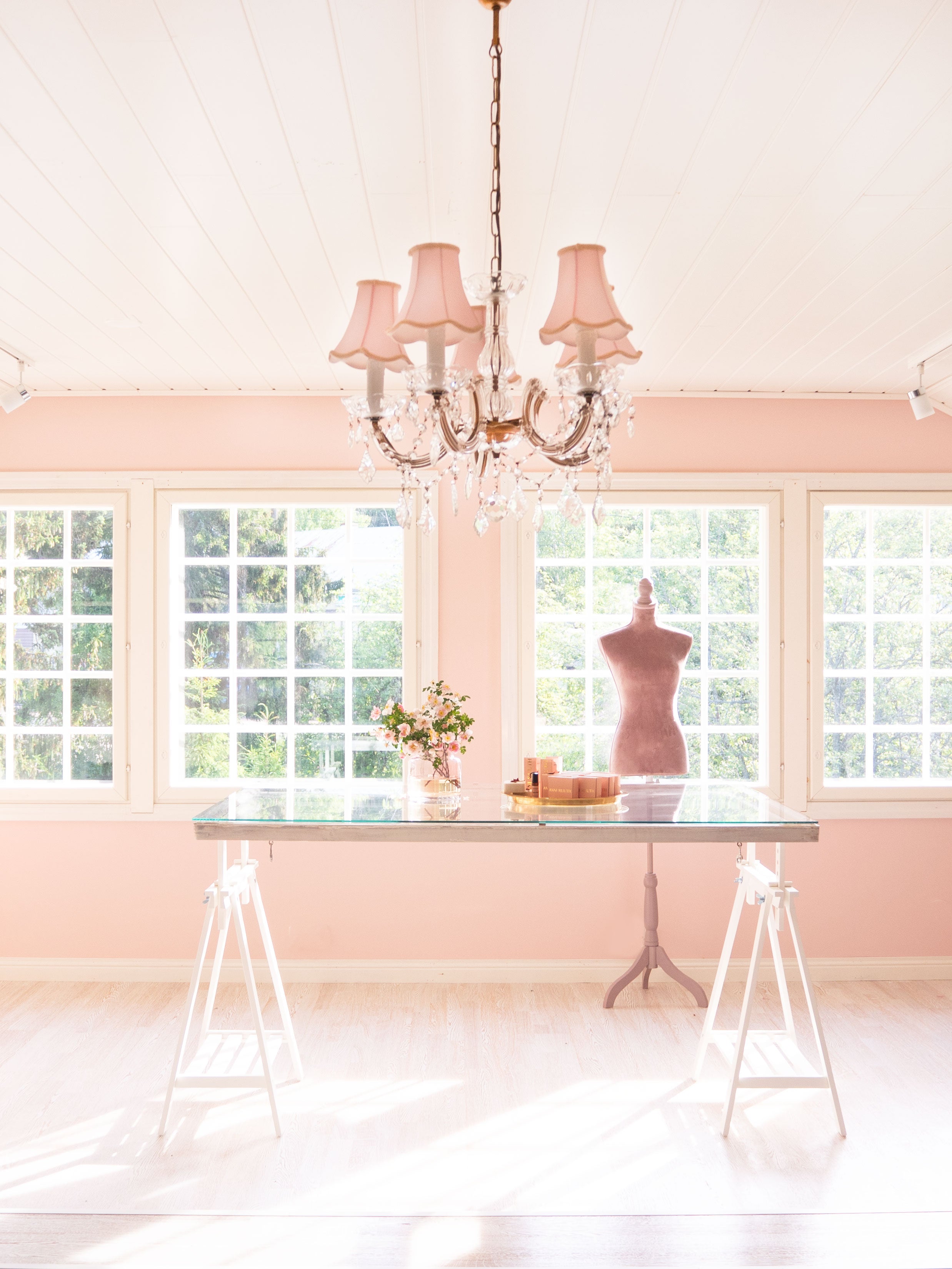 Pöydän lasi - suora