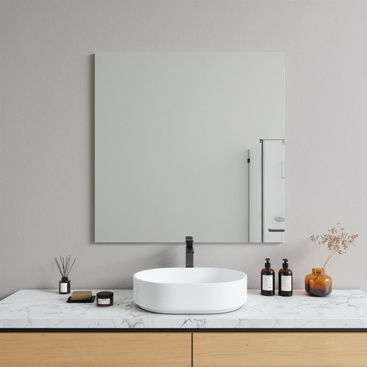 Klassisk Väggspegel (100x100cm)