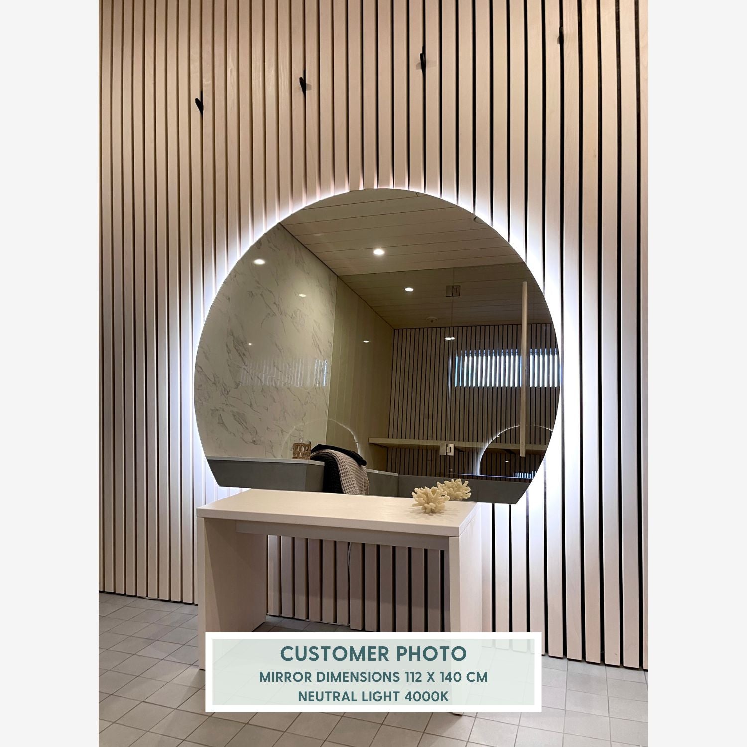 Häivä–valopeili  (112x140 cm)