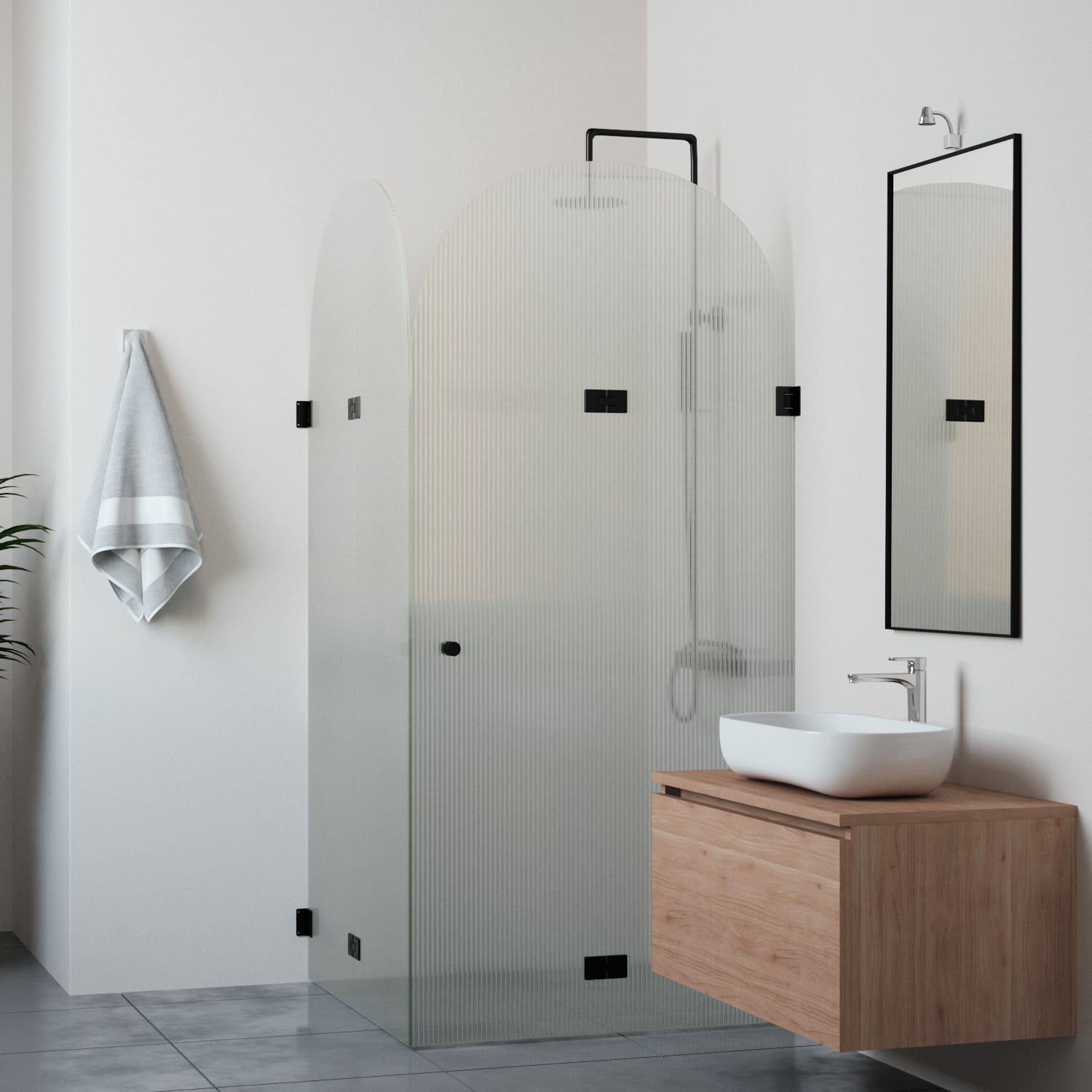 Kaarre - puolikaaren muotoiset taittuvat ovet