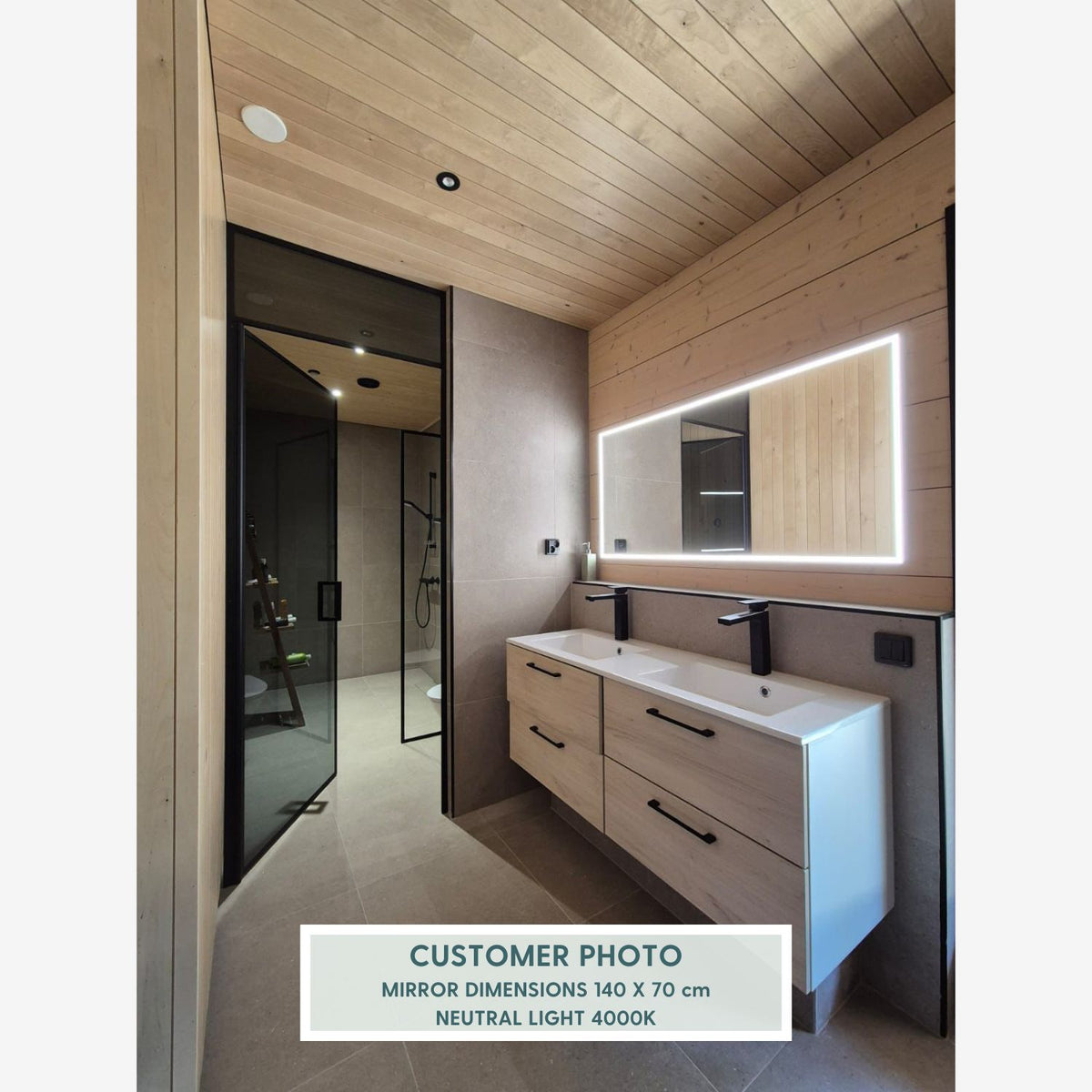 Valopeili Full Lux (valkoinen) (120x70cm)