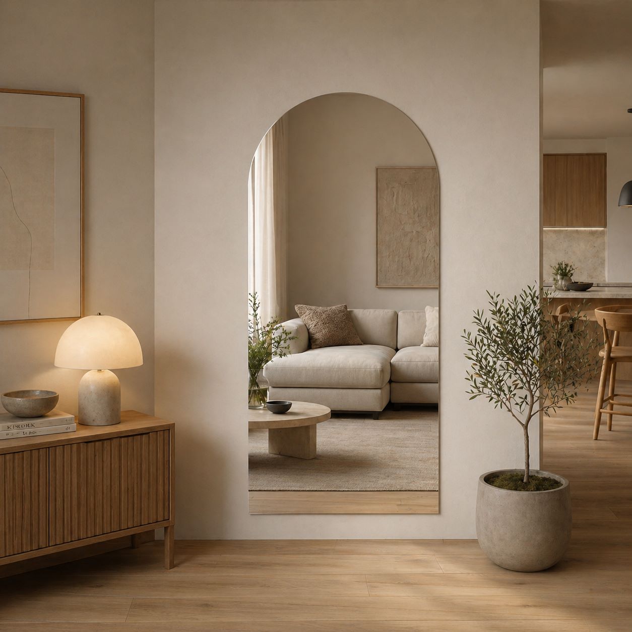 Kaari-peili (90x190 cm)