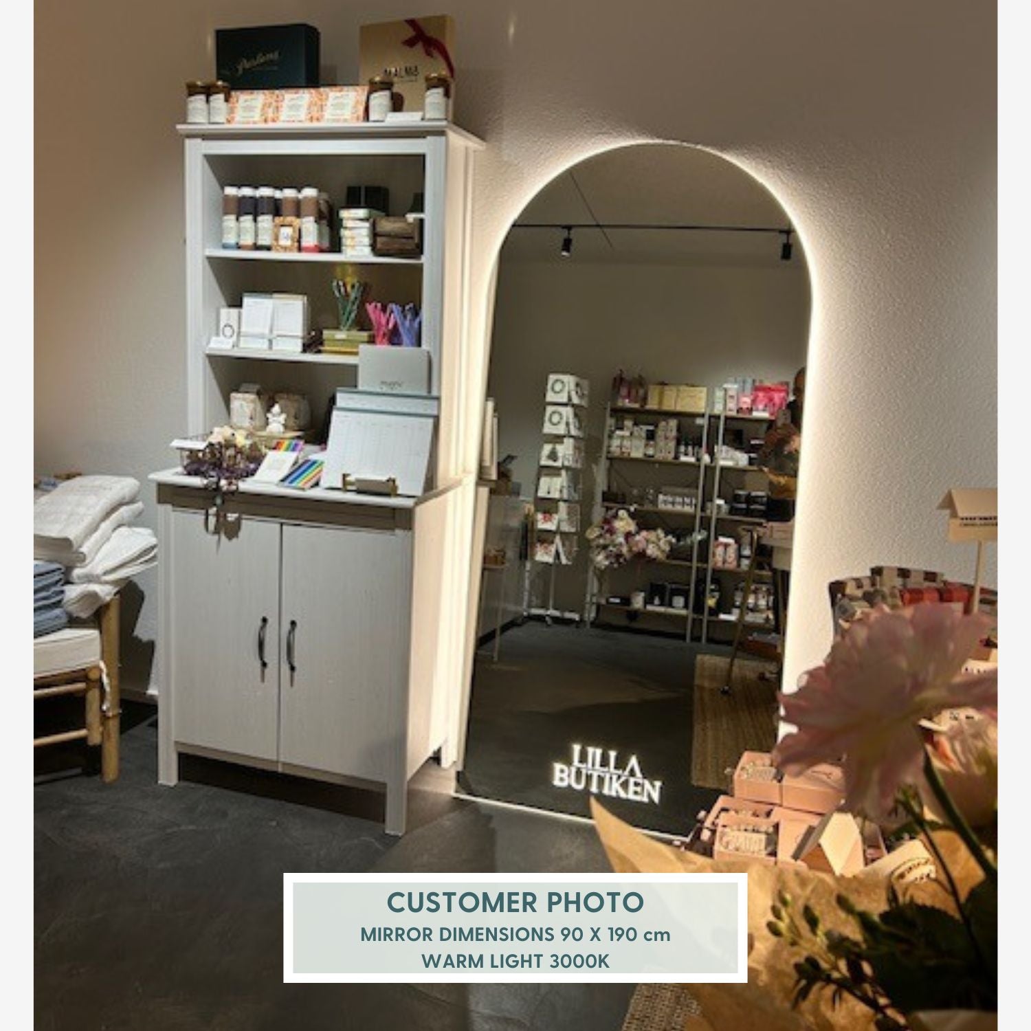 Oma logo ja/tai slogan peiliin