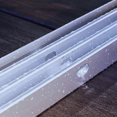 Panorama kehyksetön terassilasitus - vain liukuovet