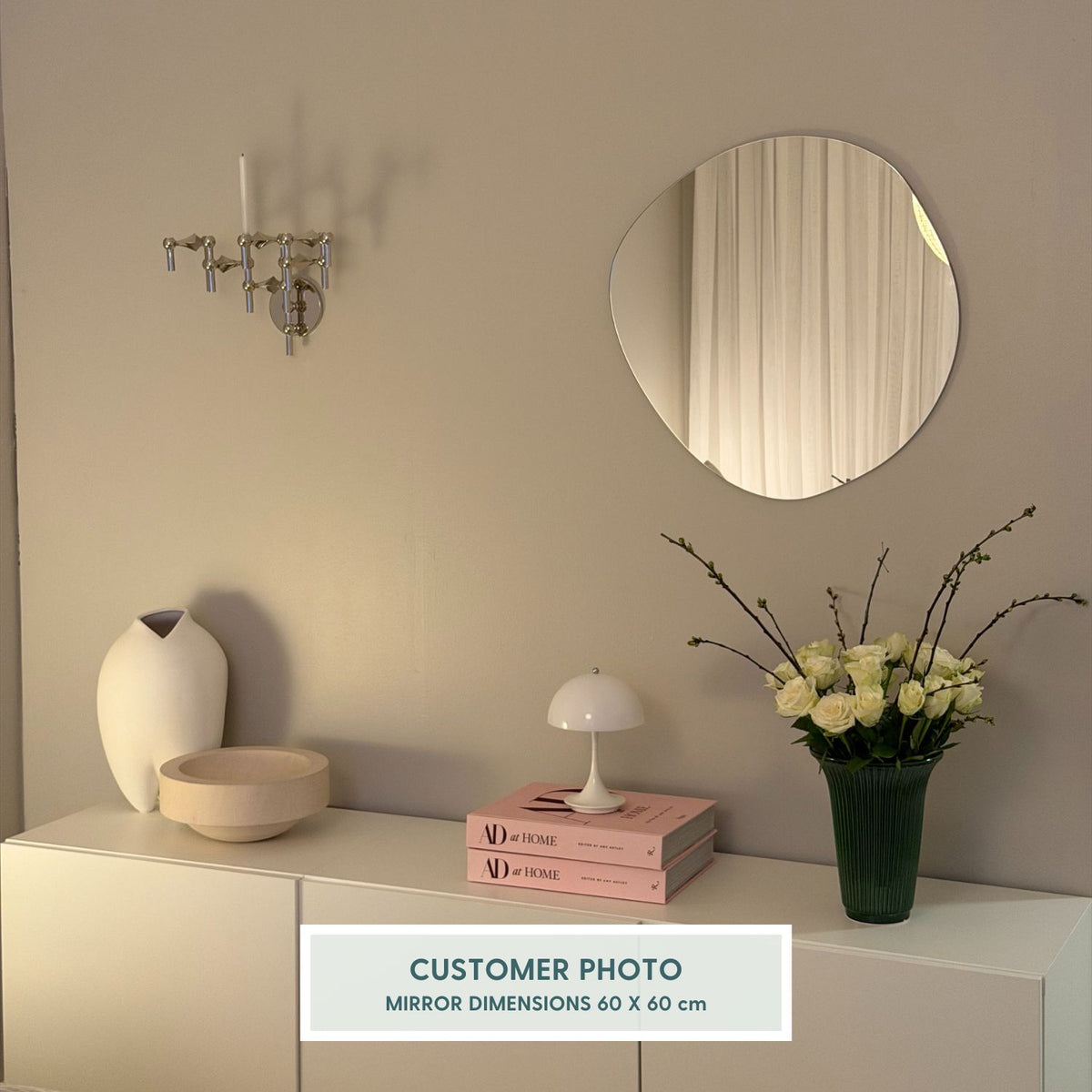 Kivi-peili (90x90cm)