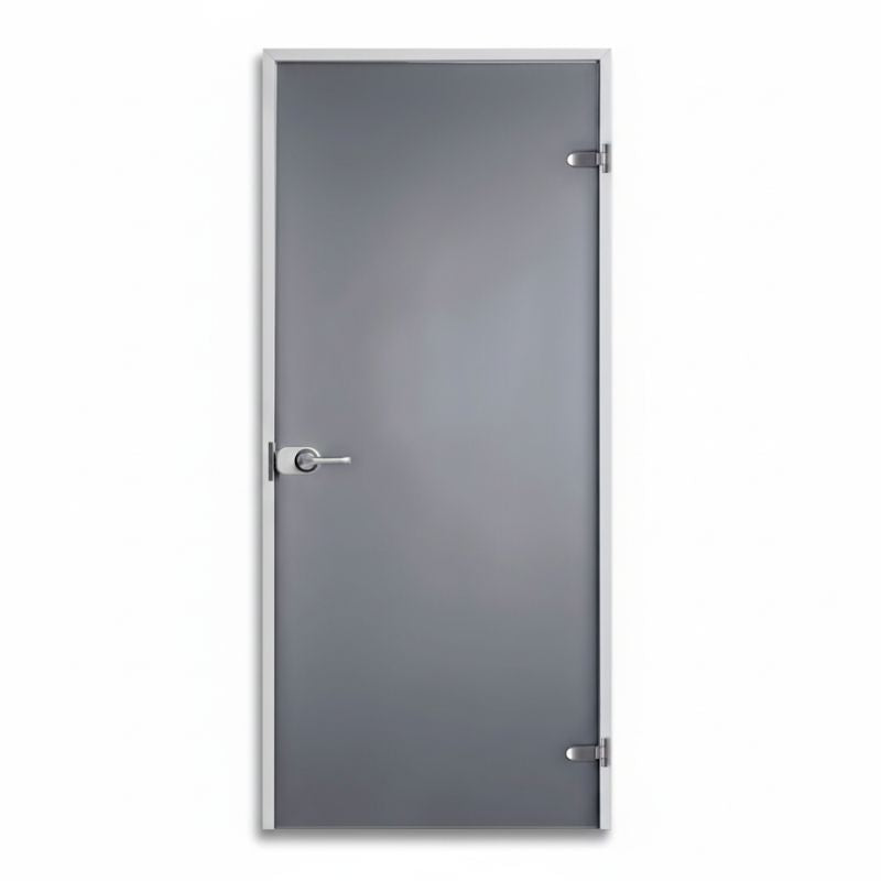 Hohde – lasiovi valkoisella puukarmilla