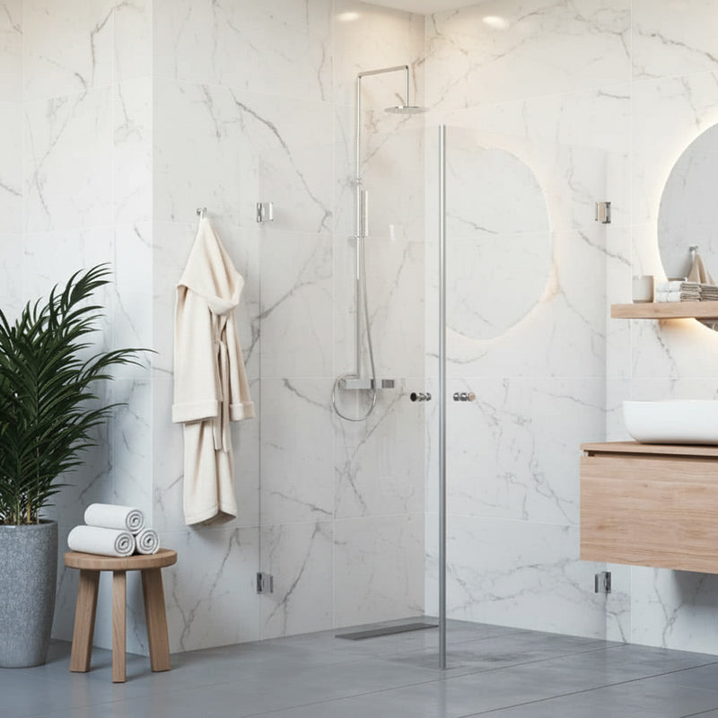 Lähde - suihkunurkka kahdella ovella